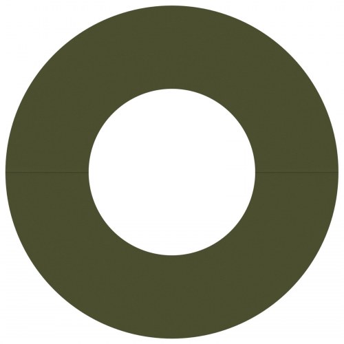 Plastik Plantekrukke Olivengrøn Plastik Stor Plantekrukke