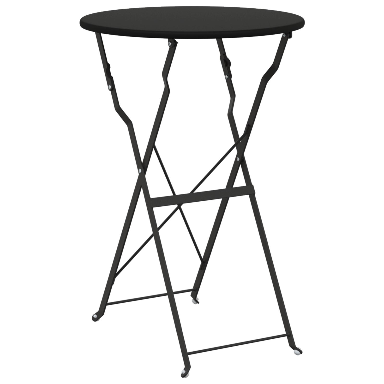 Bistrobord Antracit Ø 50 x 71 cm Pulverlakeret stål