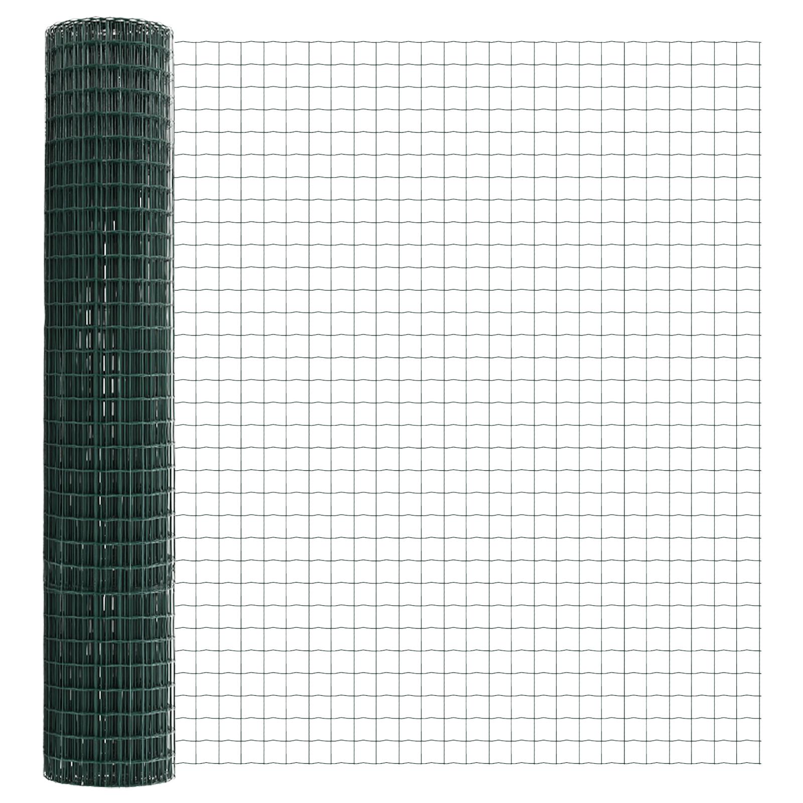 Euro Hejn Grøn 1.5 x 10 m PVC-belagt jern