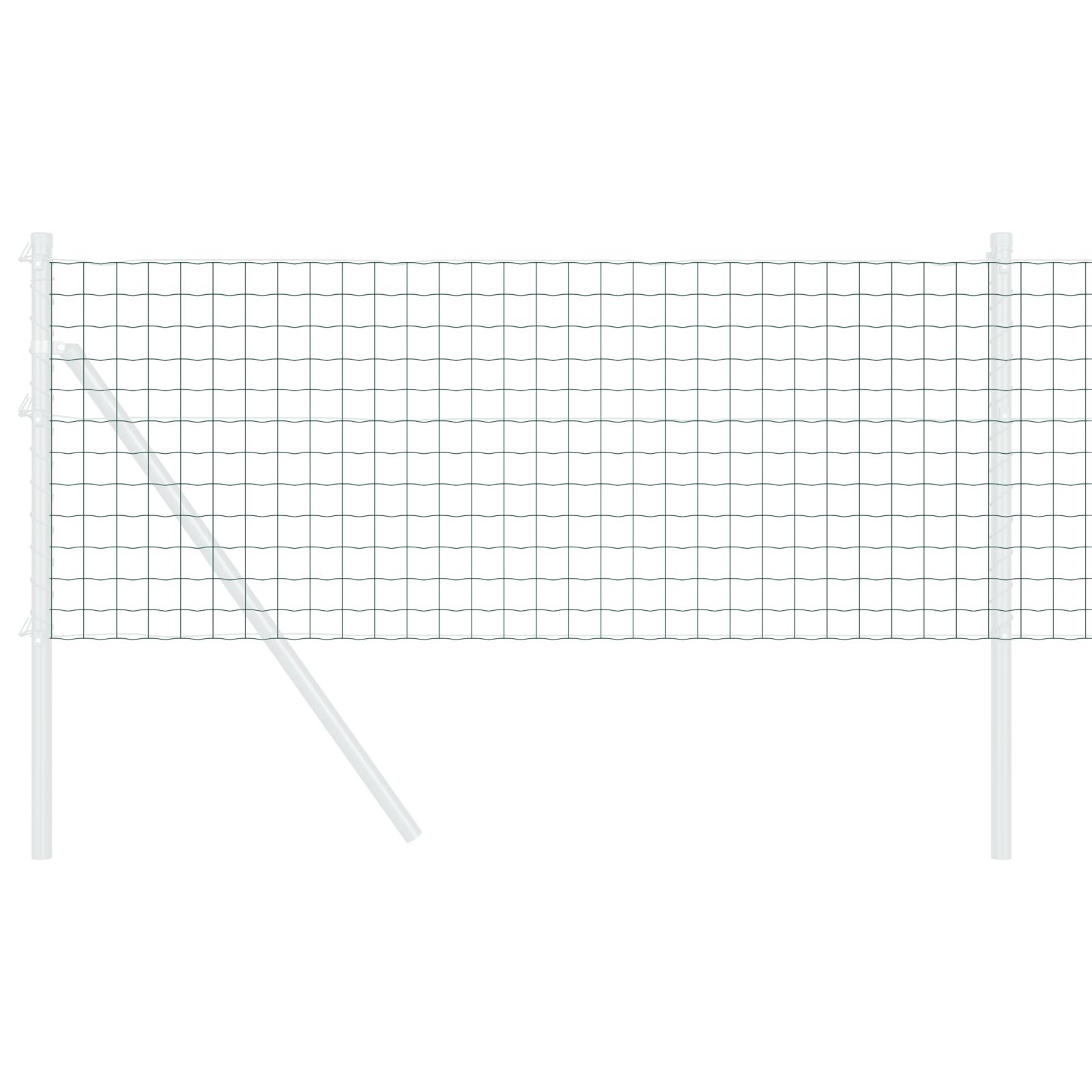 Euro hegn grøn 0,4 x 25 m i PVC-belagt jern
