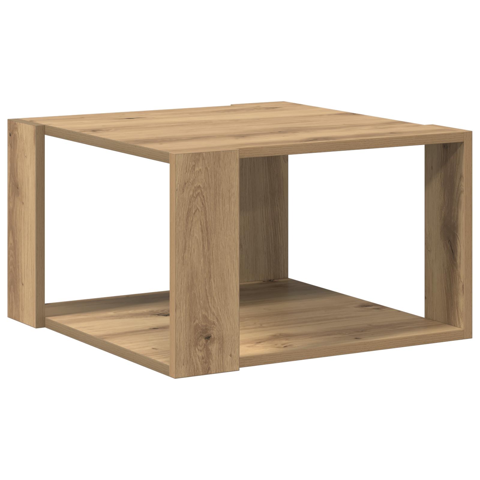Sofabord artisan eg 51.5 x 51.5 x 30 cm Konstrueret træ
