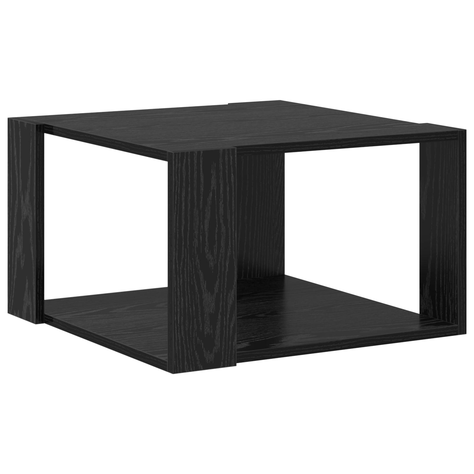 Sofabord Sort eg 51.5 x 51.5 x 30 cm Konstrueret træ