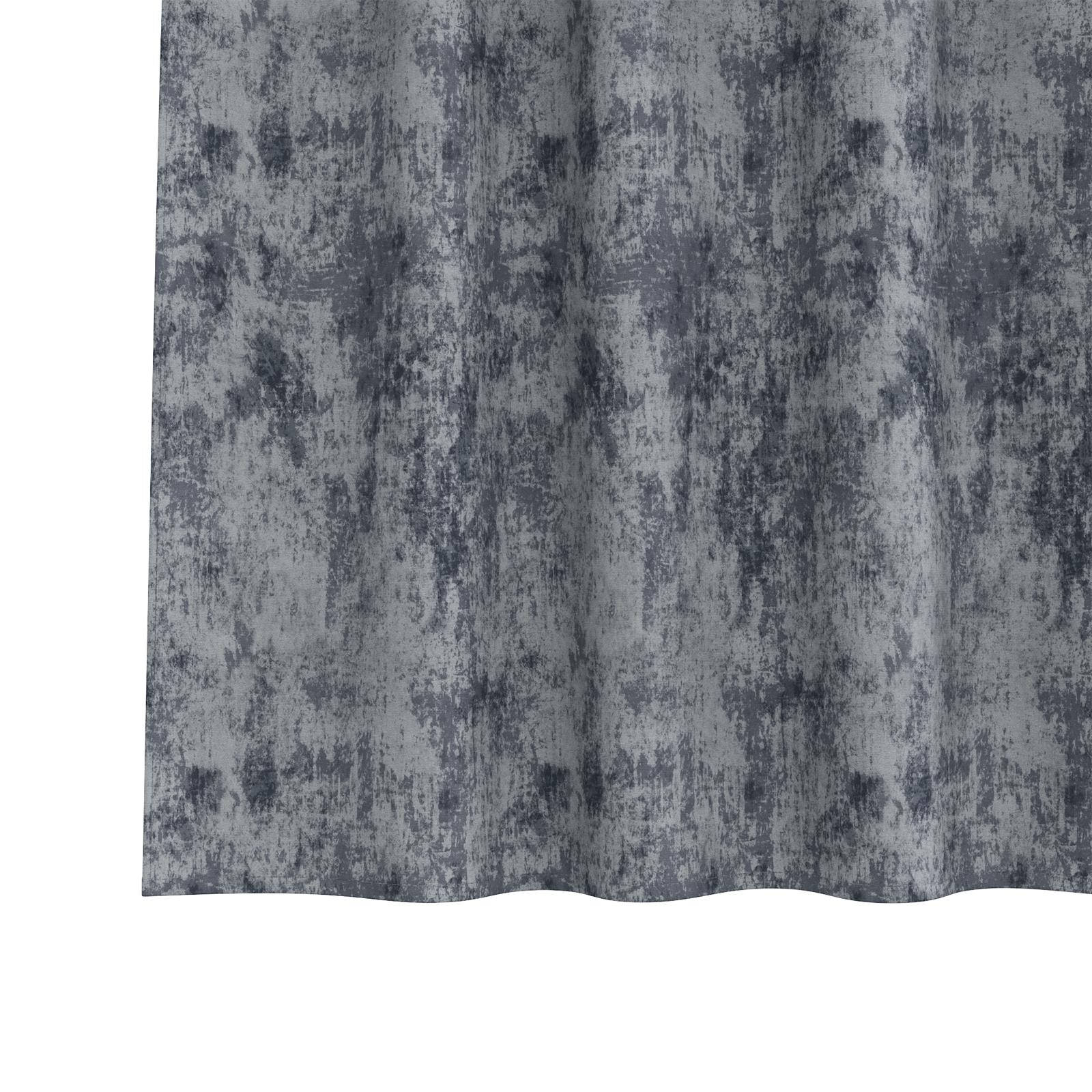Velour Gardiner 2 stk med Øjer Sølvgrå 260x140 cm
