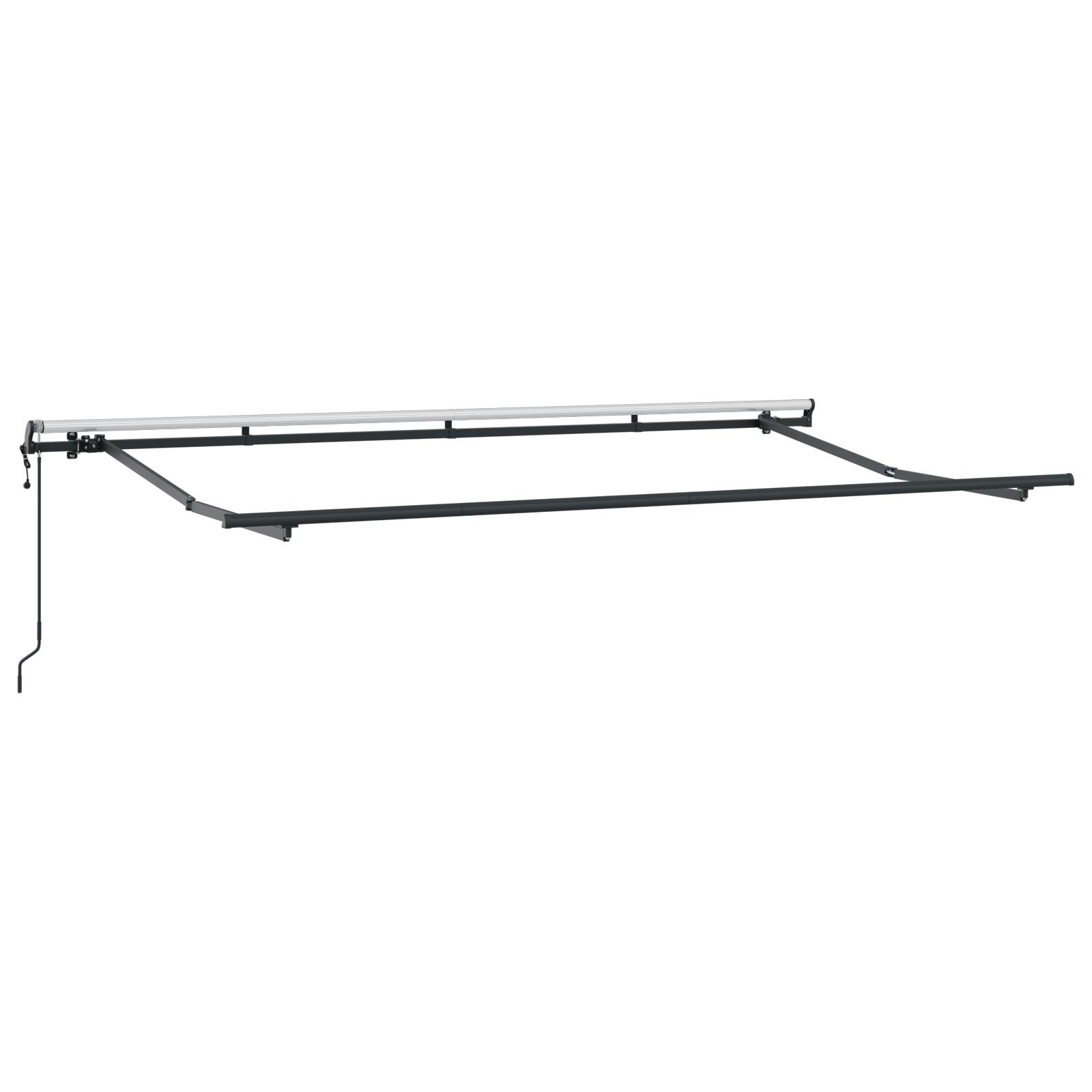 Markiseramme Antracit 4 x 2 m Metal