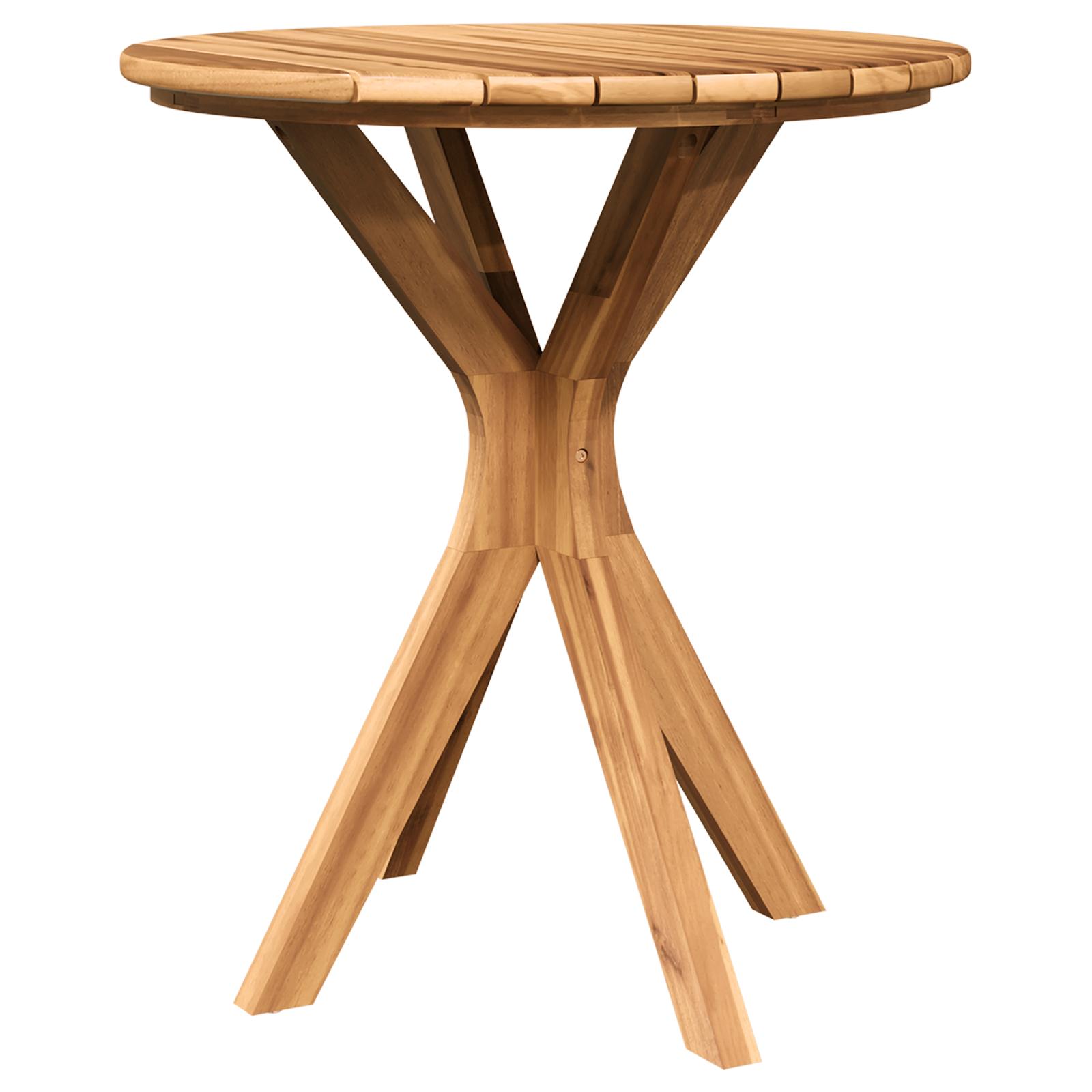 Bistrobord Brun 70 x 70 x 75 cm Massivt teaktræ