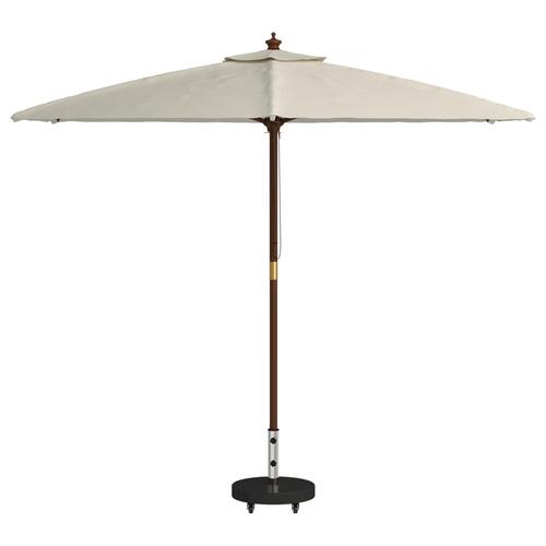 Parasolfod med hjul til Ø38/48mm poler sort granit 30 kg rund