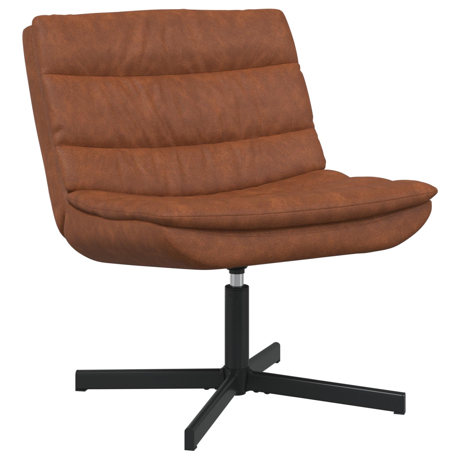 Drejestol Brun 63 x 75 x 76 cm Antik PU
