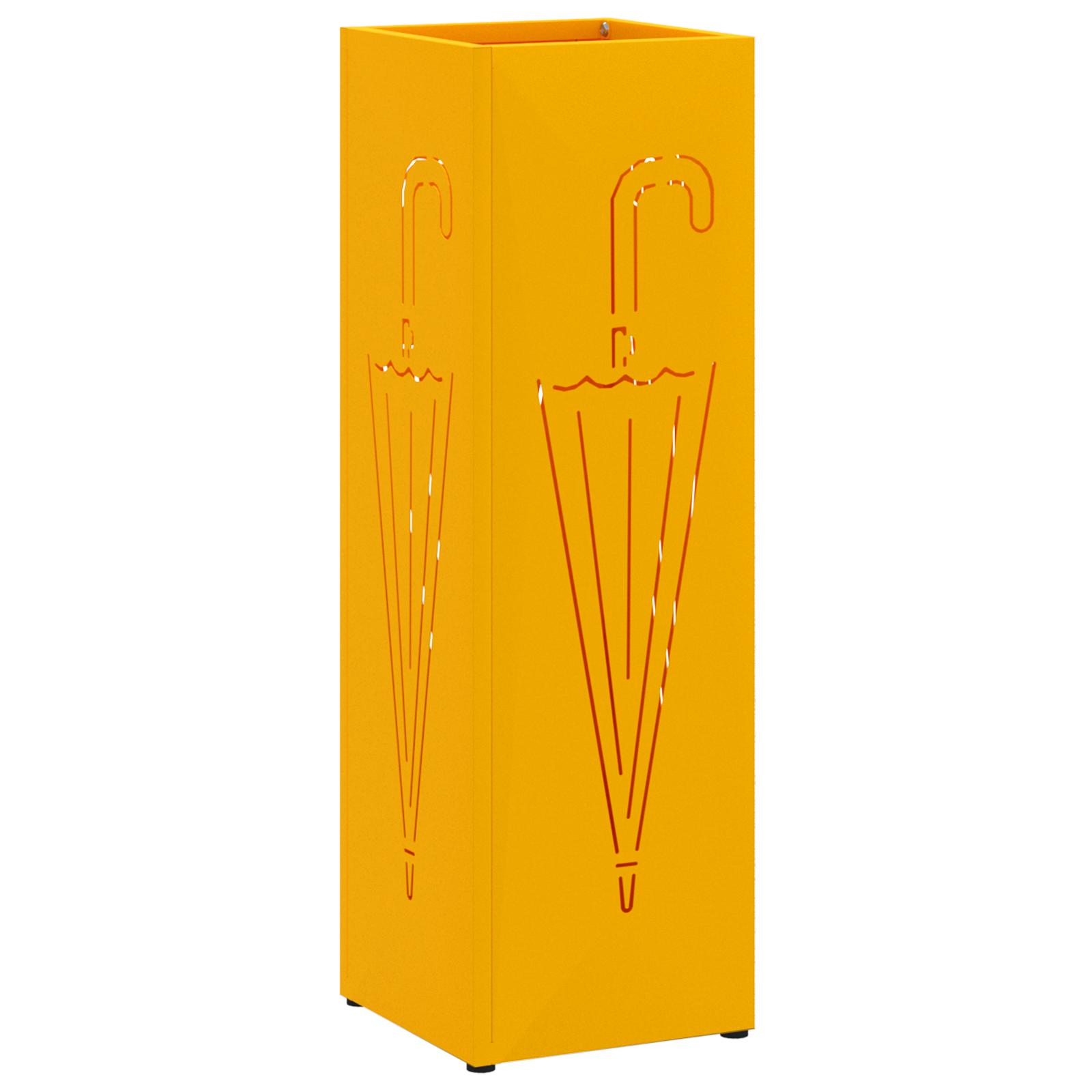Parasolfod Sennepsgul 15.5 x 15.5 x 49 cm Metal