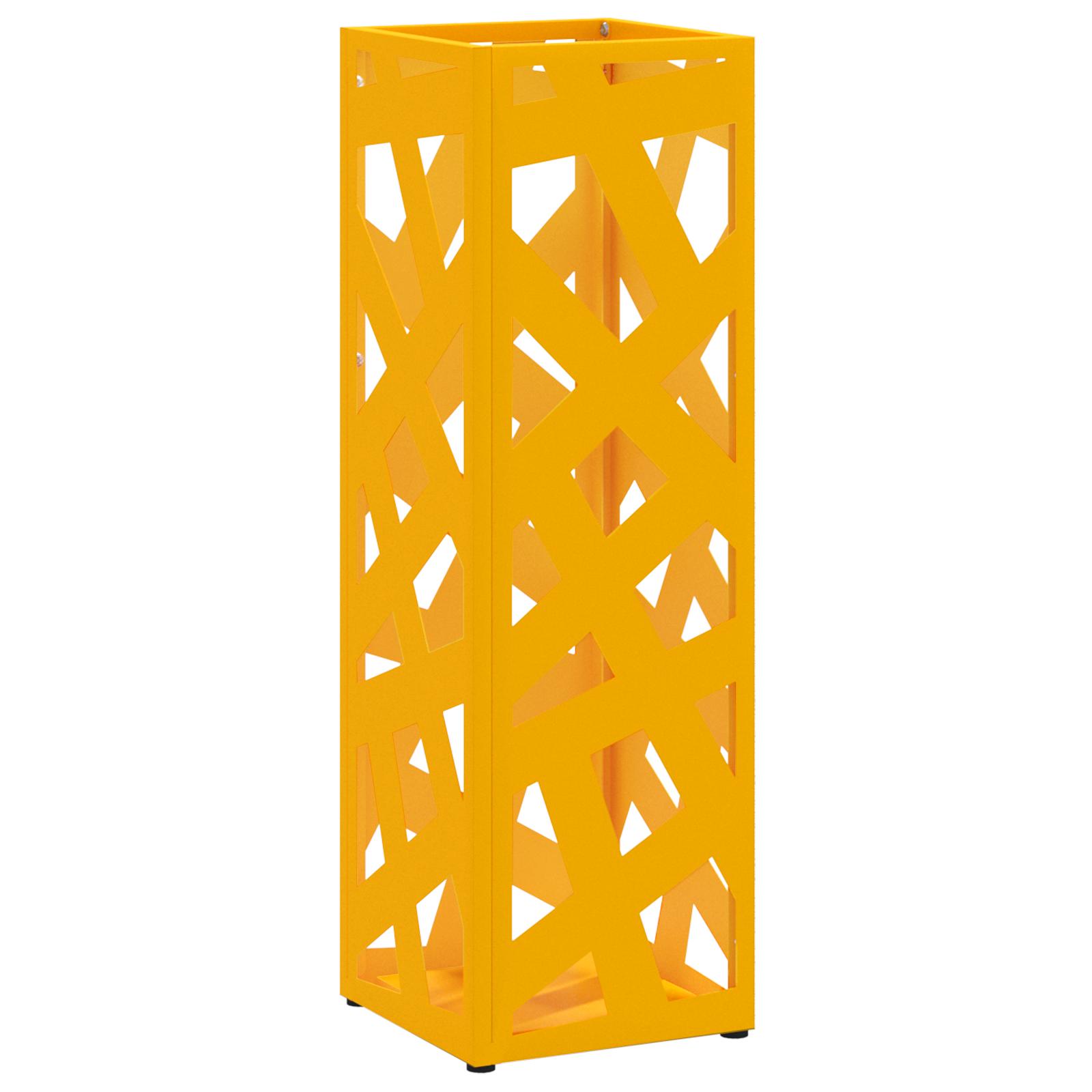 Parasolfod Sennepsgul 15.5 x 15.5 x 49 cm Metal