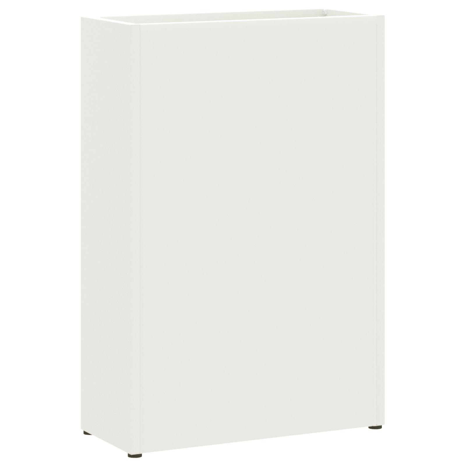 Parasolfod med opbevaring Hvid 28 x 12 x 41 cm Metal