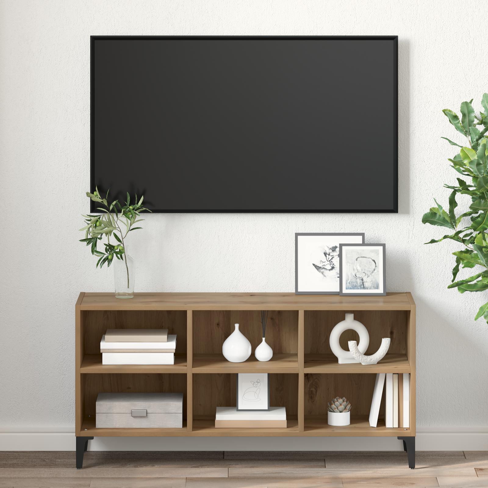 TV-skab Brun 69.5 x 30 x 50 cm Konstrueret træ