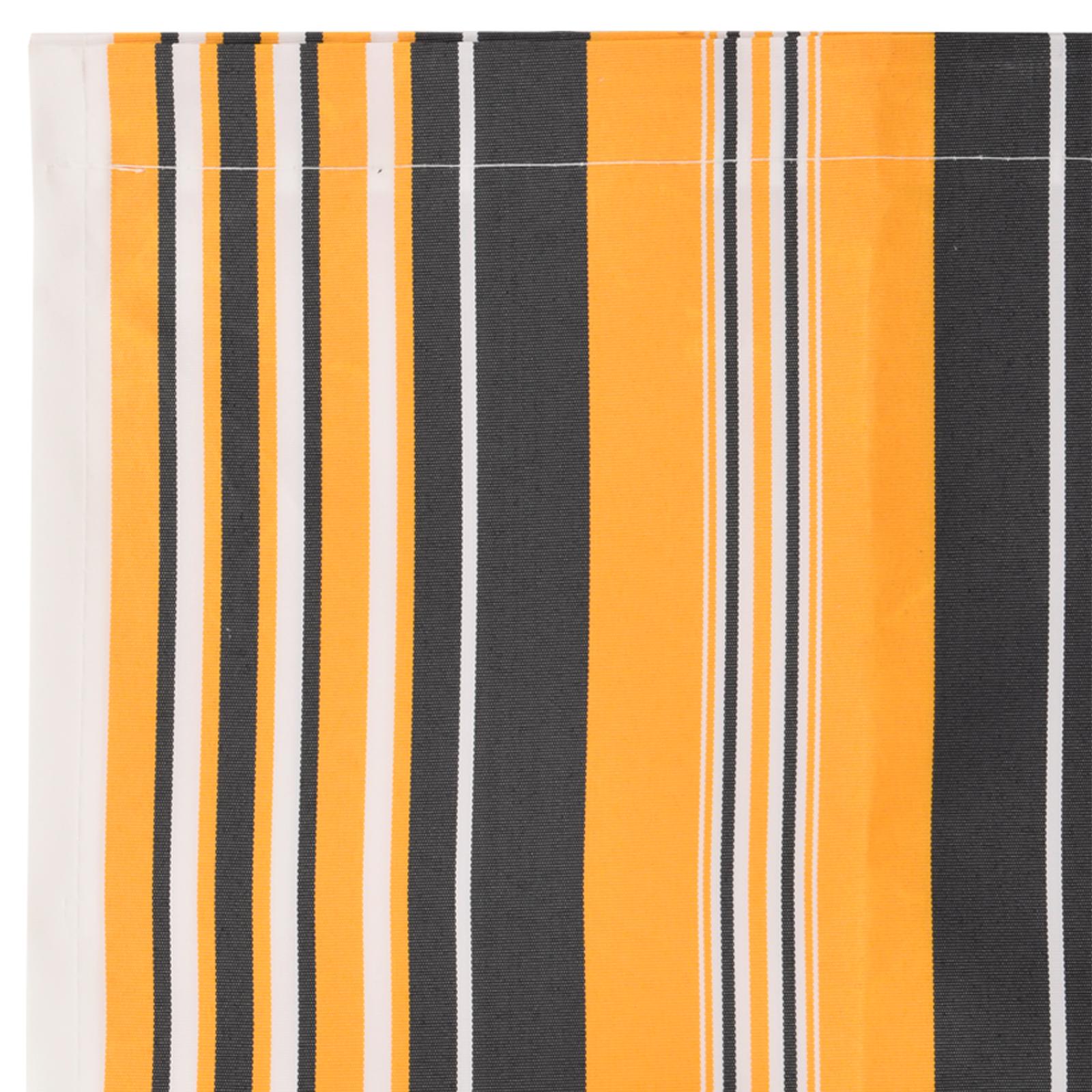 Markise kappa erstatning - gul/grå 2,5 m polyester