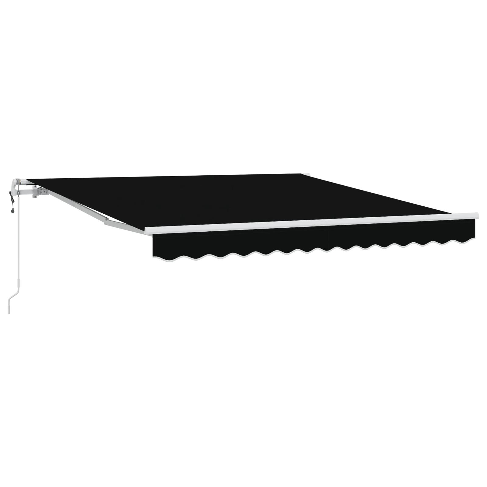 UtrÃ¦kkelig Markise 300 x 250 cm Sort