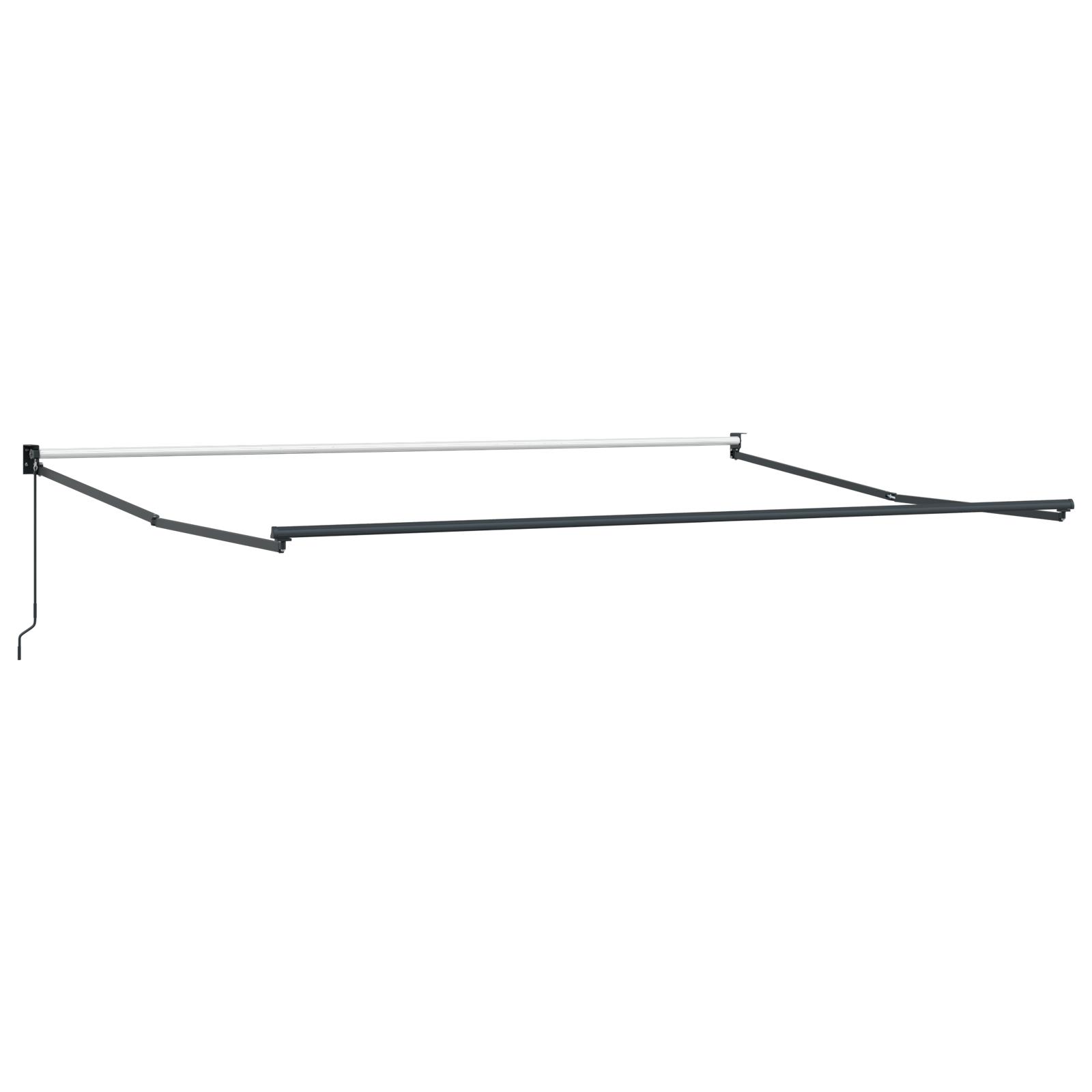 UtrÃ¦kkelig Markise Hvid 400 Ã 300 cm Polyester