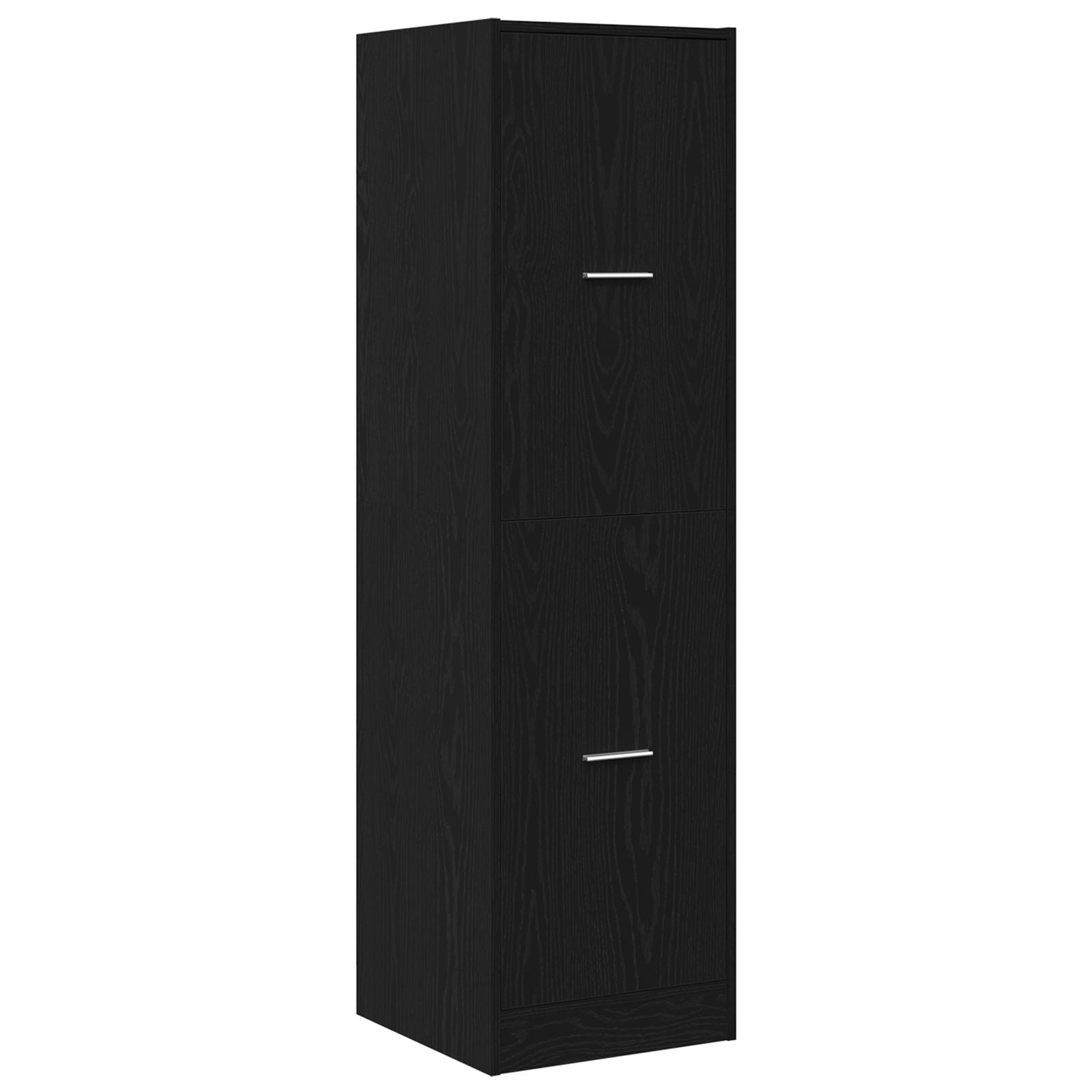 Apoteker Kabinet Sort eg 40 x 41 x 144.5 cm Konstrueret træ billede