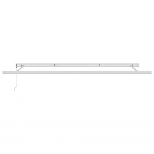 Manuel udtrækkelig markise sort 500x300 cm, markise erstatningsstof til 5x3 m ramme sort