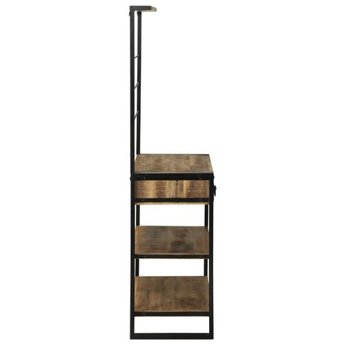Køkken Rack 80x40x160 cm Massivt Groft Træ Mango