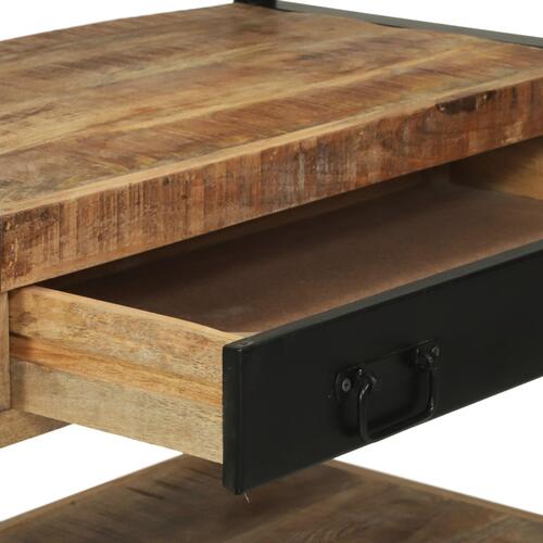 Køkken Rack 80x40x160 cm Massivt Groft Træ Mango