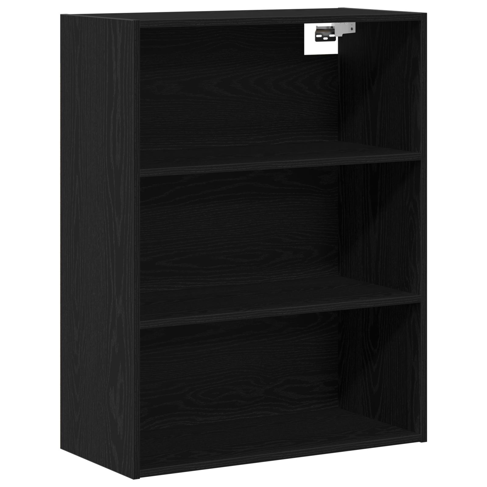 Hængende Vægskab Sort eg 69,5 x 32,5 x 90 cm Konstrueret træ