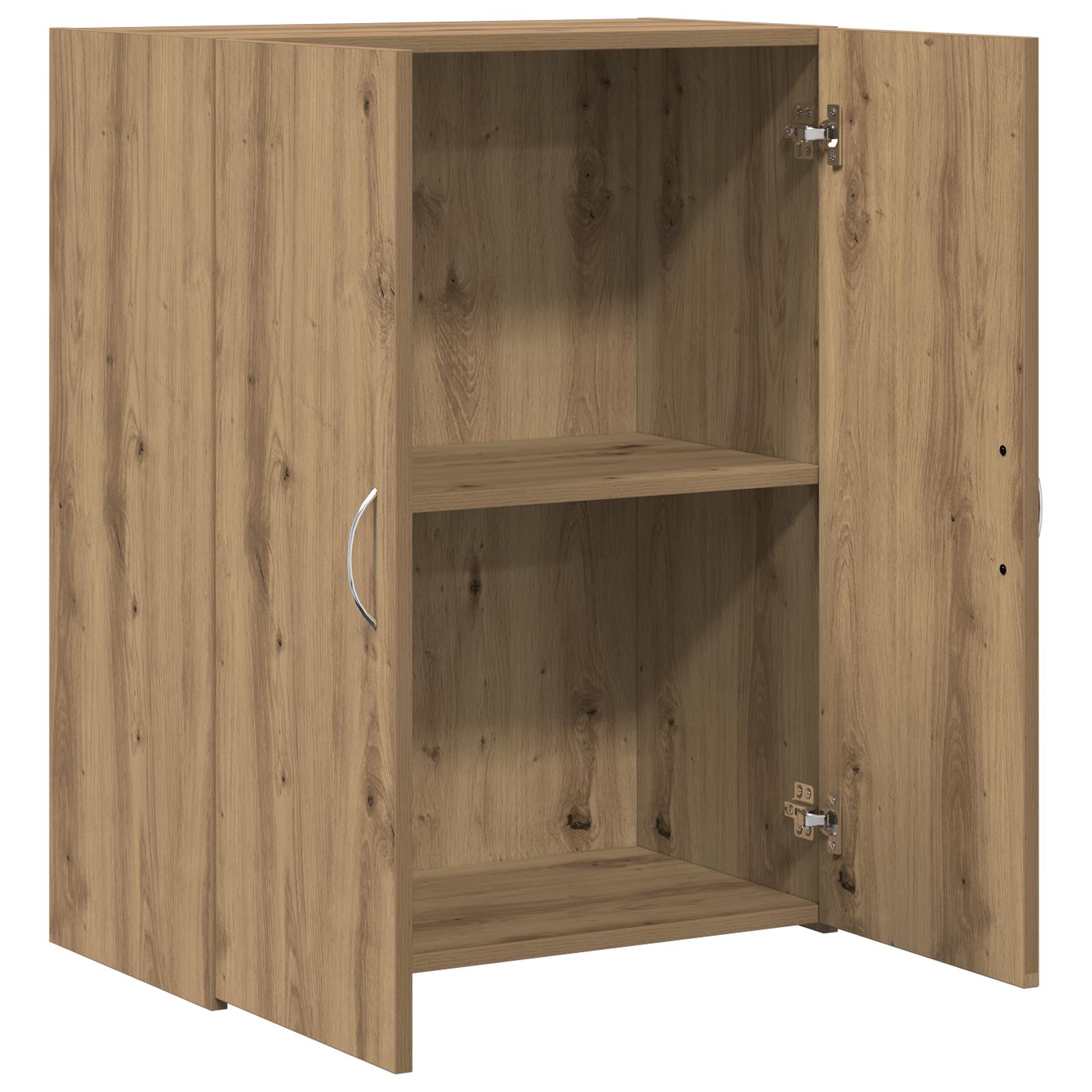 Kontorskab med hylde artisan eg 60 x 32 x 77.5 Konstrueret træ