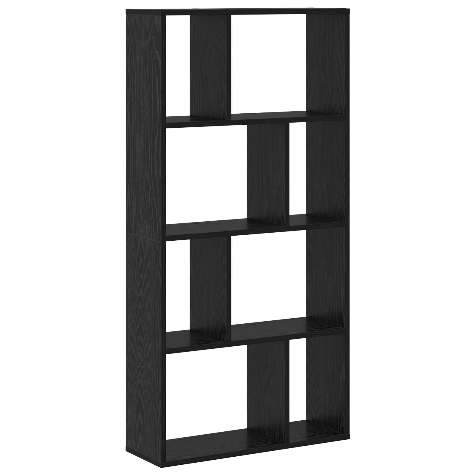 Bogskab Sort eg 60 x 20 x 102,5 cm Konstrueret træ