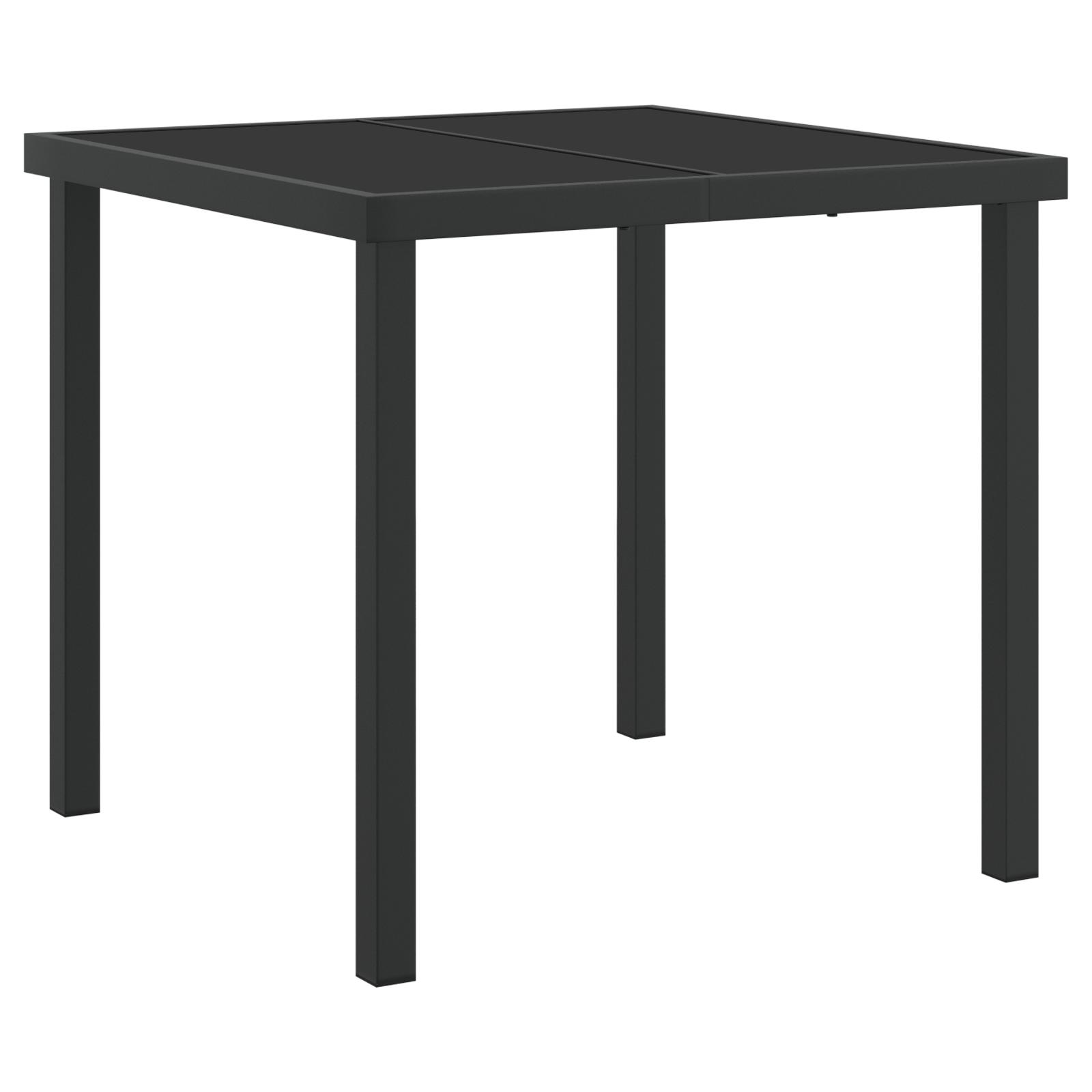 Have spisebordssæt med puder - 5 dele i grå polyrattan