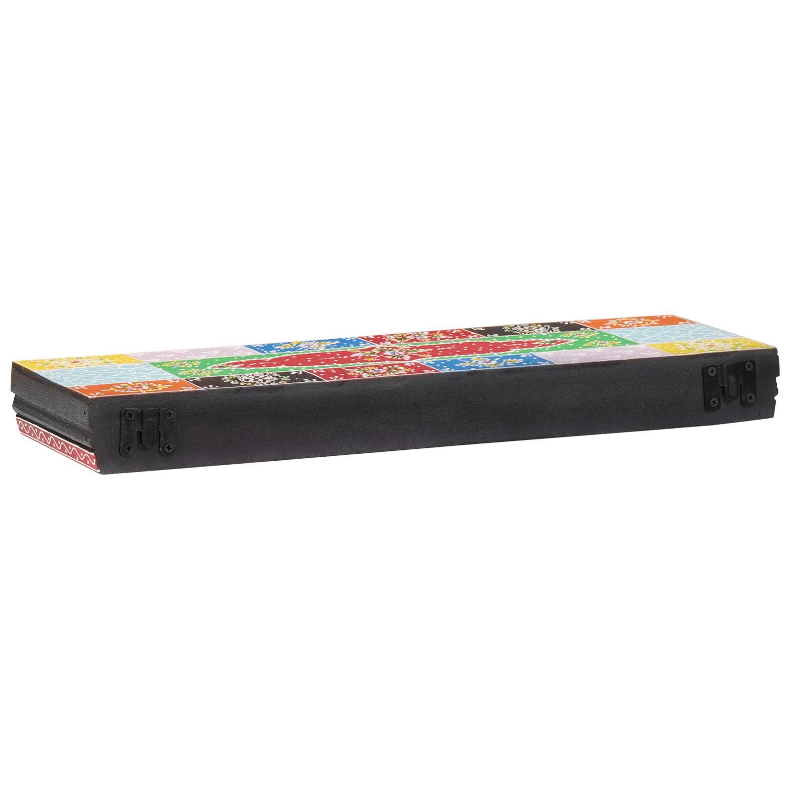 Væghylder 2 stk Flerfarvet 60 x 20 x 6 cm Massivt mangotræ