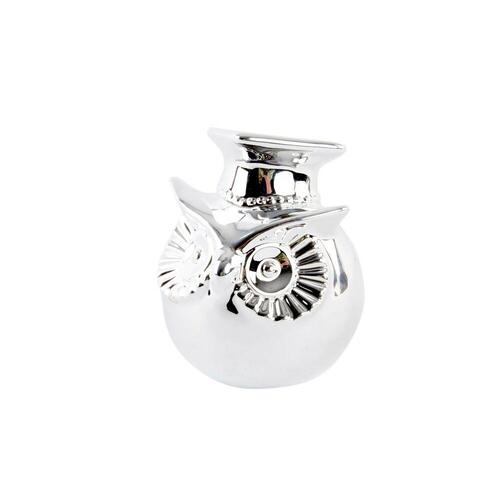 Sparegris Sølv Porcelæn Ugle