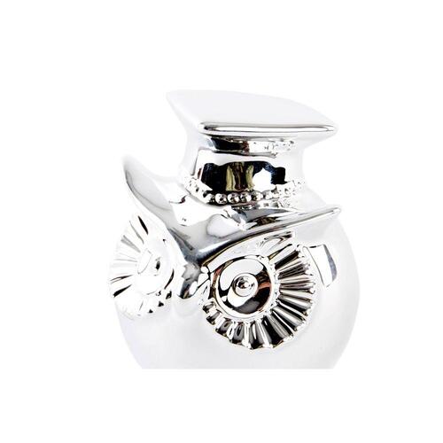 Sparegris Sølv Porcelæn Ugle