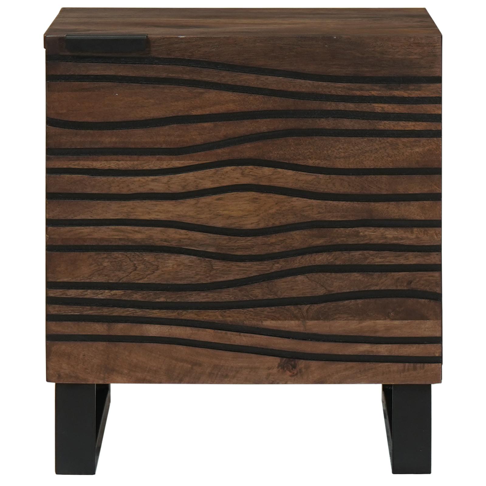 Natskab Valnød 40 x 33 x 46 cm Massivt mangotræ