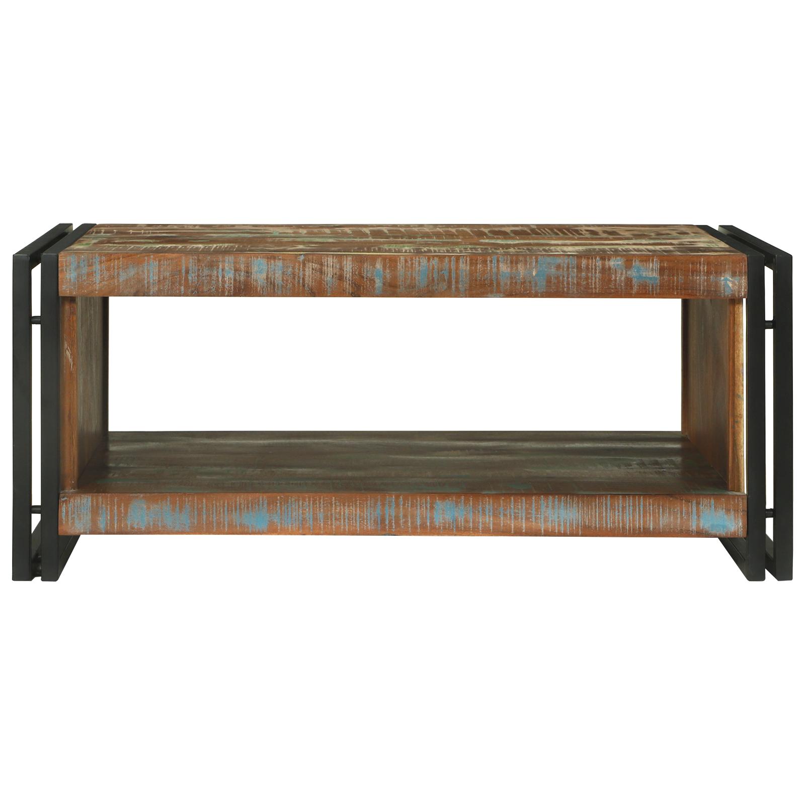 Sofabord Brun 90 x 50 x 38 cm Massivt genanvendt træ
