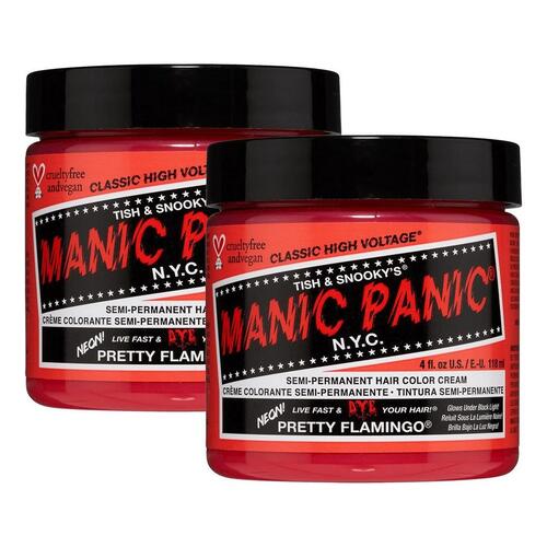 Permanent Farve Classic Manic Panic ‎HCR 11023-2pk Pretty Flamingo (118 ml)