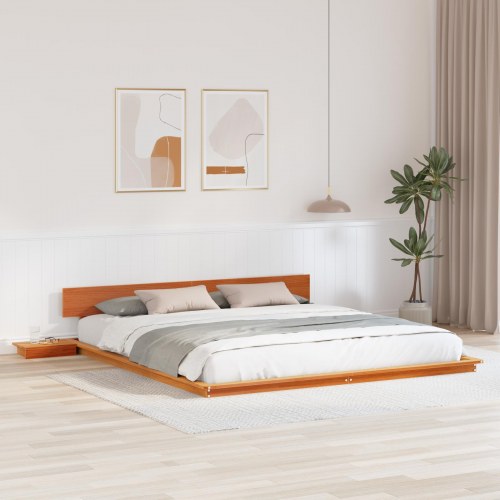Sengestel Brun 180 x 200 cm træ