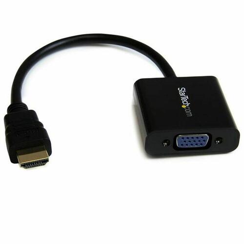 HDMI til VGA Startech HD2VGAE2 Sort