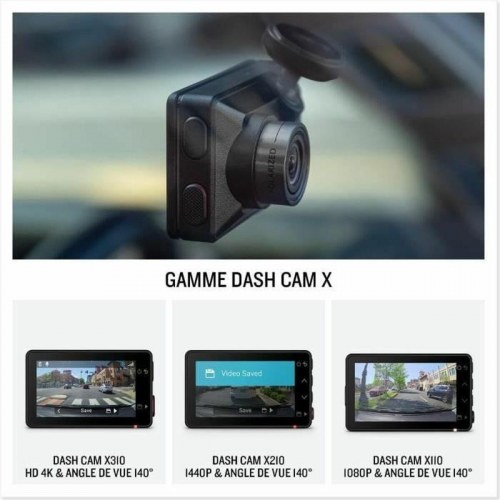 Dashcam til bil Garmin - sort, touchscreen, GPS, Wi‑Fi