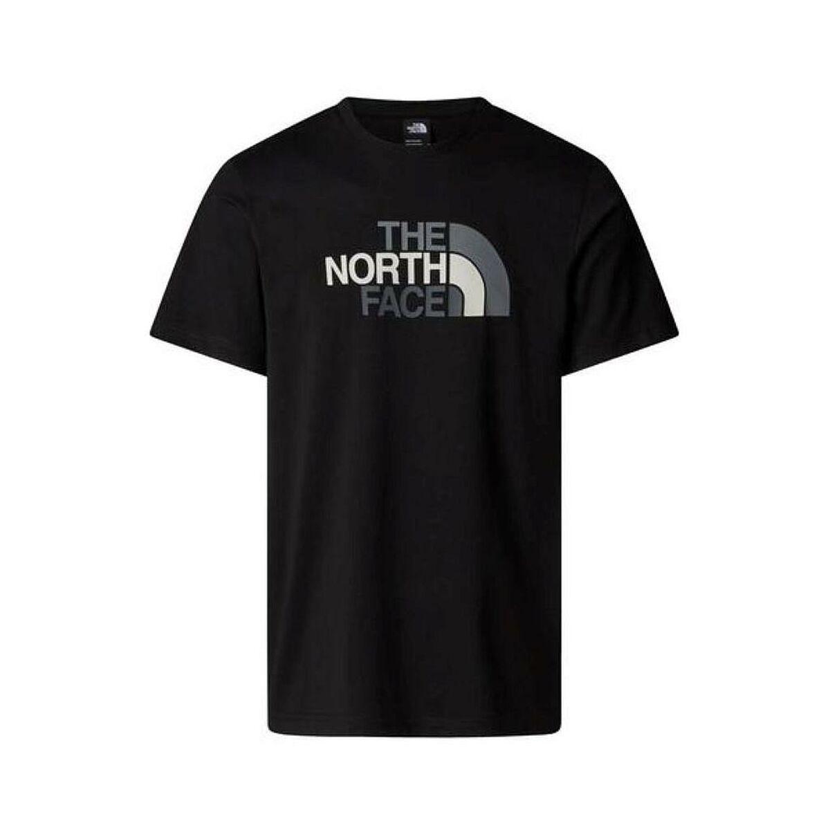 Kortærmet T-shirt til Mænd The North Face M SS EASY TEE NF0A8A6CJK31 Sort L