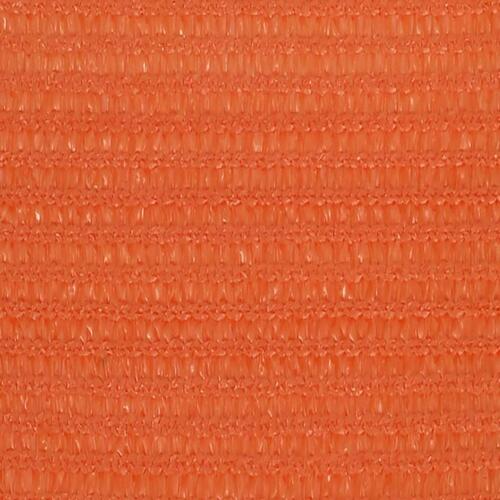 Solsejl 2x2,5 m 160 g/m² HDPE orange