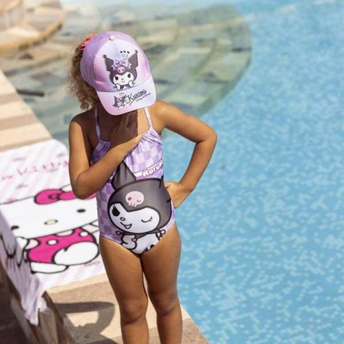 Hello Kitty badedragt til piger - lilla, 6 år