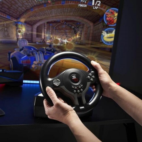 Subsonic Superdrive rat med pedaler - USB gaming rat til Switch, PS4, Xbox One og PC
