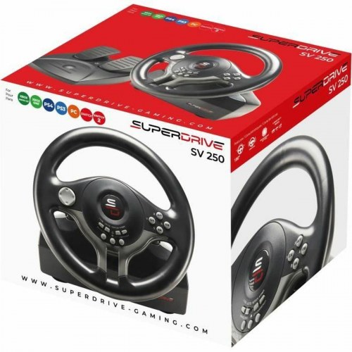 Subsonic Superdrive rat med pedaler - USB gaming rat til Switch, PS4, Xbox One og PC