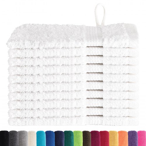 Vaskeklude SOLUND 10 stk. - hvid 15 x 21 cm