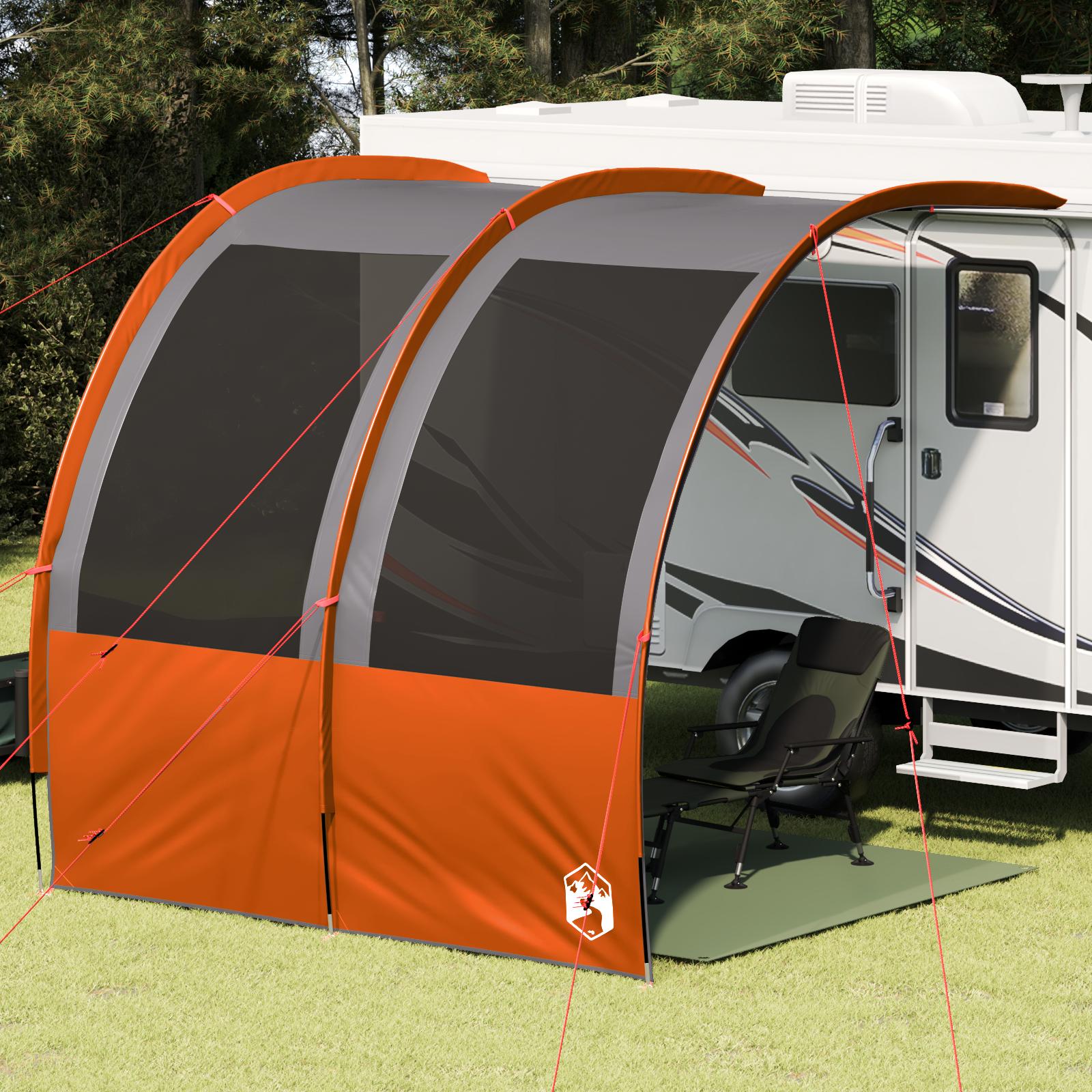 Vandafvisende tarp til camping - 250 × 260 × 260 cm, buet form