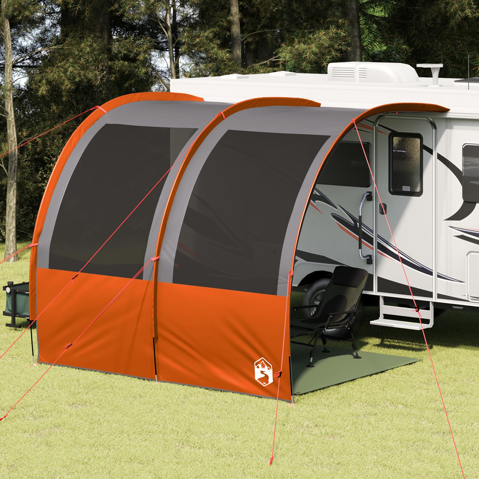 Vandafvisende tarp 260 × 300 × 260 cm - buet sommercamping, flammehæmmende
