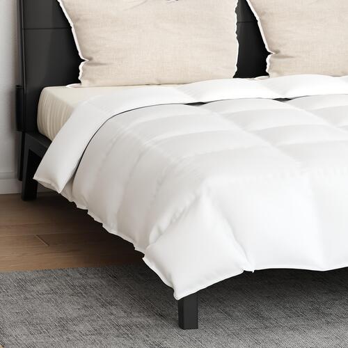 Dyne med pude 3 stk Hvid 240 x 200 cm Dun