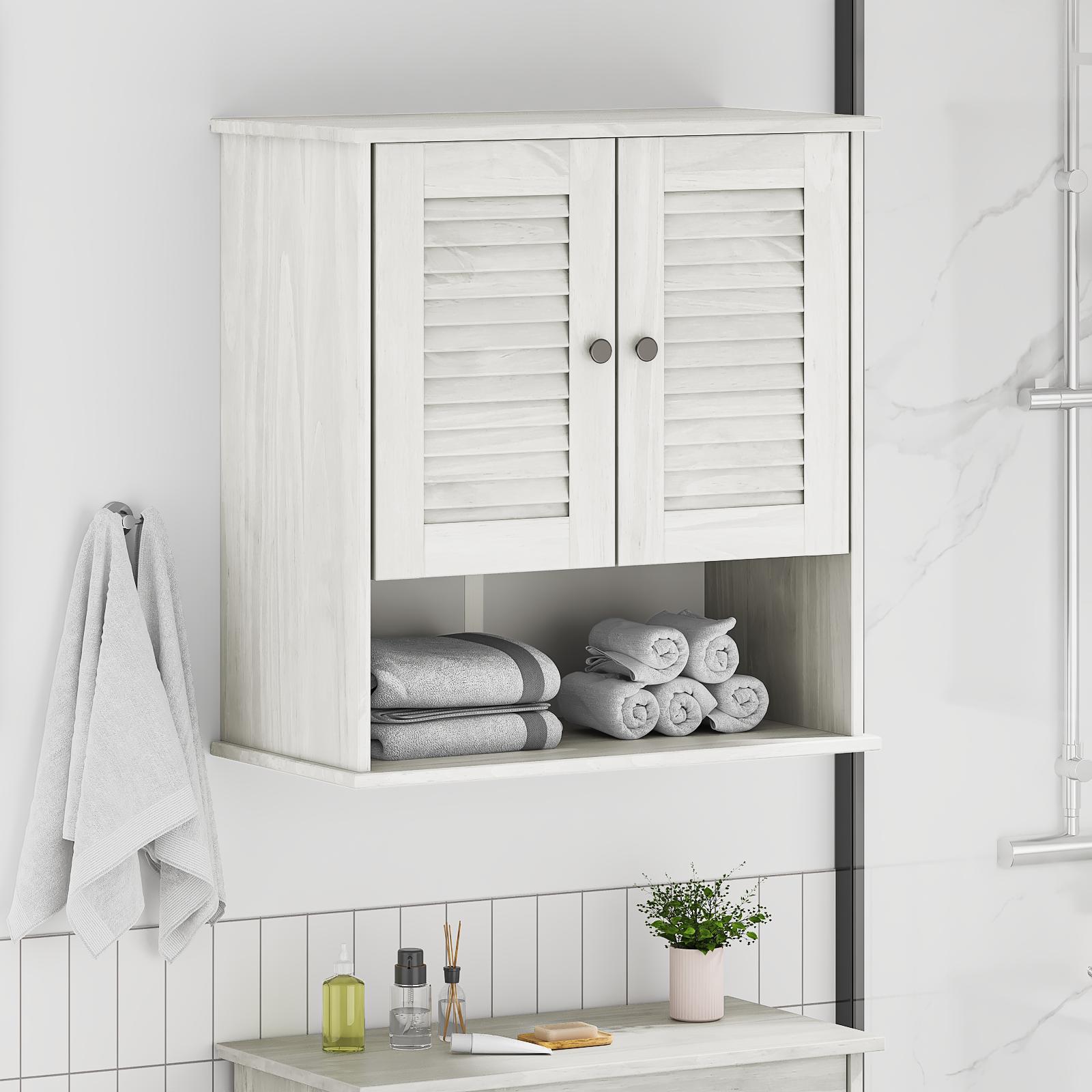 Badeværelsesskab VIGO Hvid og antik hvid 67,5 x 34 x 71,5 cm