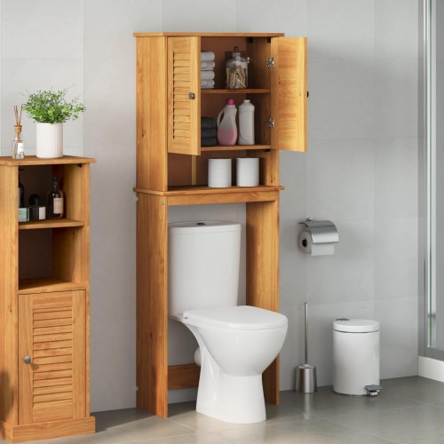 Toilet Skab med hylde VIGO honningfarvet 60 x 27 x 161 cm