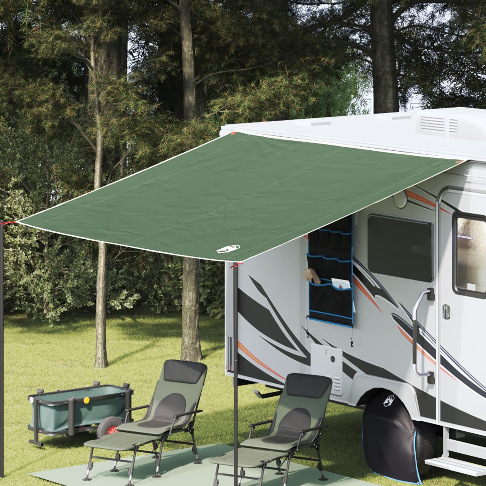 Vandafvisende Tarp personer 240 x 300 cm Vandtæt Grøn