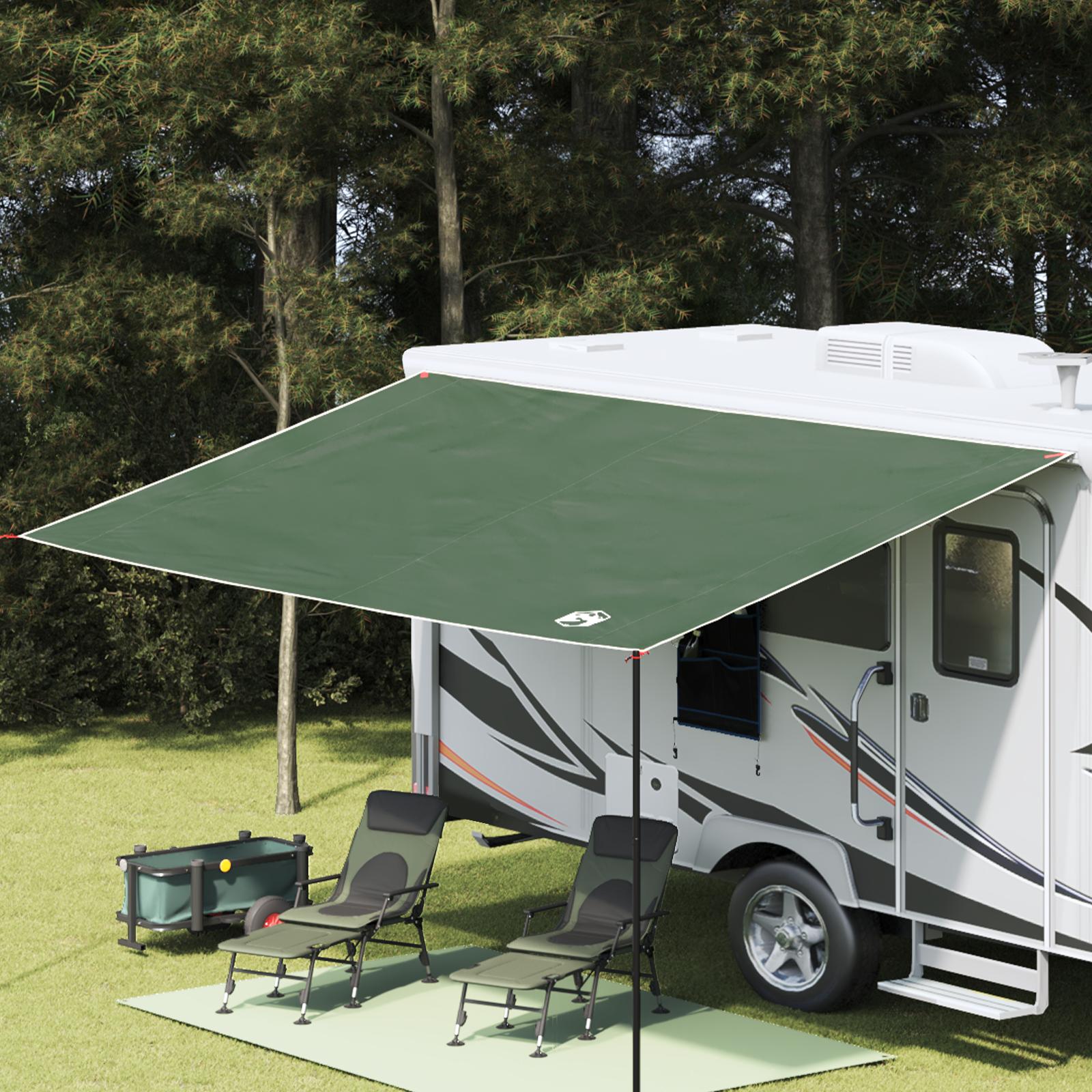 Vandafvisende Tarp personer 240 x 460 cm Vandtæt Grøn