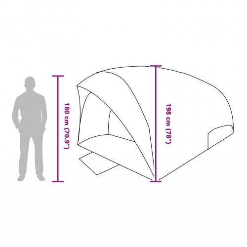 Tunnel telt 410 x 285 x 198 cm