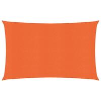 Solsejl 2x4,5 m 160 g/m² HDPE orange